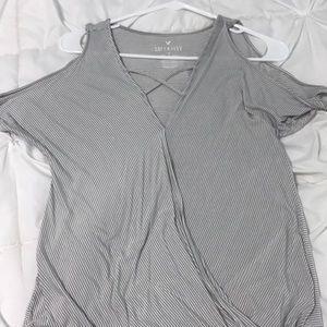 American Eagle, never worn striped shirt